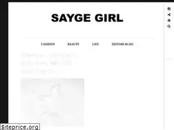 Sites similar to saygegirl.com