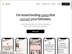 Sites similar to sayhey.to
