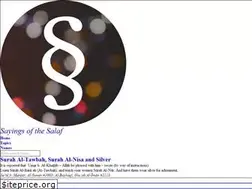 Sites similar to sayingsofthesalaf.net