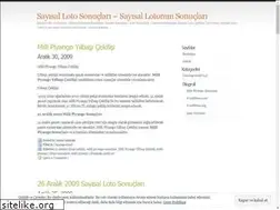 Sites similar to sayisallotonunsonuclari.wordpress.com