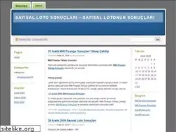 Sites similar to sayisallotosonuclarim.wordpress.com