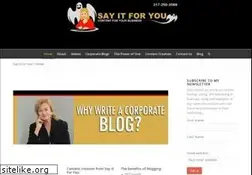 Sites similar to sayitforyou.net