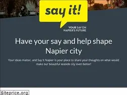 Sites similar to sayitnapier.nz