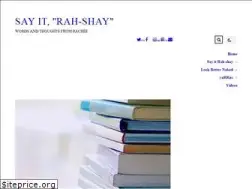 Sites similar to sayitrahshay.com