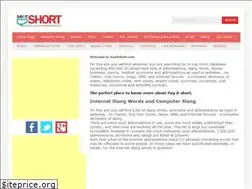 Sites similar to sayitshort.com