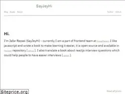 Sites similar to sayjeyhi.com