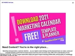 Sites similar to saymoreservices.com