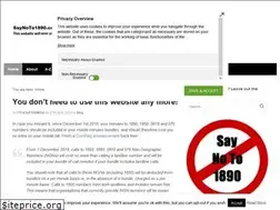 Sites similar to saynoto1890.com