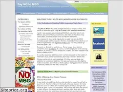 Sites similar to saynotomsg.com