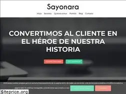 Sites similar to sayonara.es