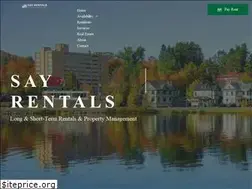 Sites similar to sayrentals.com