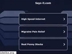 Sites similar to says-it.com