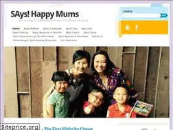 Sites similar to sayshappymums.wordpress.com