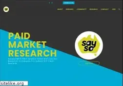 Sites similar to sayso.com.au