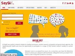Sites similar to sayso.in