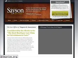 Sites similar to saysonlaw.com