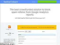 Sites similar to saystoptospam.org