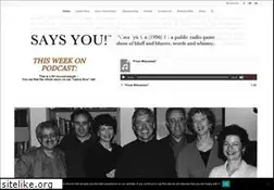 Sites similar to saysyou.net