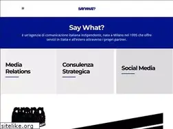 Sites similar to saywhat.it