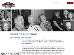 Sites similar to saywhatclub.org