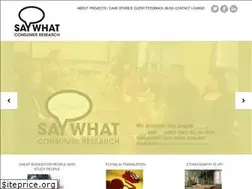 Sites similar to saywhatcr.com