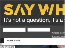 Sites similar to saywhawhat.com