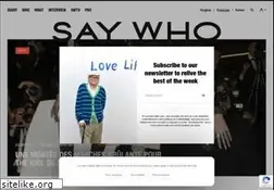 Sites similar to saywho.fr