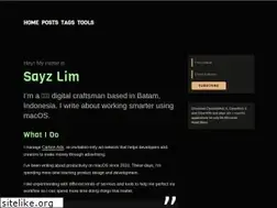 Sites similar to sayzlim.net