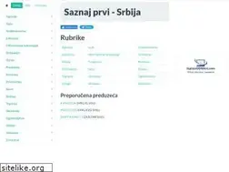 Sites similar to saznajprvi.com