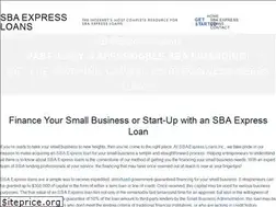 Sites similar to sbaexpress.loans