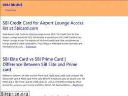 Sites similar to sbbjonline.com