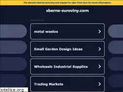 Sites similar to sberne-suroviny.com