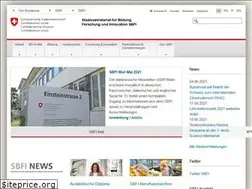 Sites similar to sbfi.admin.ch
