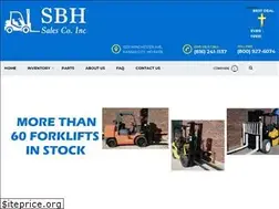 Sites similar to sbhforklift.com
