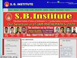 Sites similar to sbinstitute.org.in