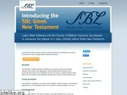 Sites similar to sblgnt.com
