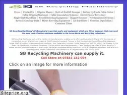 Sites similar to sbrecyclingmachinery.com