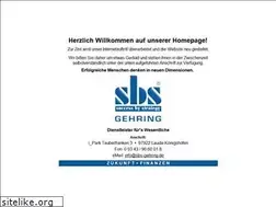 Sites similar to sbs-gehring.de