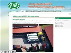 Sites similar to sbs-getraenke.de