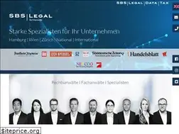 Sites similar to sbs-legal.de