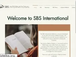 Sites similar to sbsinternational.org