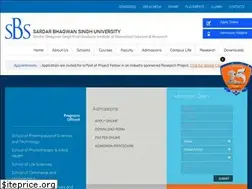 Sites similar to sbsuniversity.edu.in