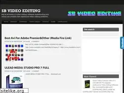 Sites similar to sbvideoediting.blogspot.com