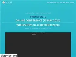 Sites similar to scalar-conf.com