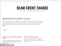 Sites similar to scamcreditcharge.com