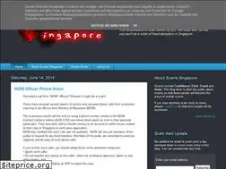Sites similar to scams-singapore.blogspot.com