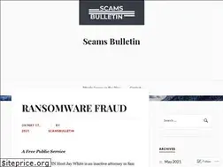 Sites similar to scamsbulletin.blog