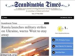 Sites similar to scandinaviatimes.com