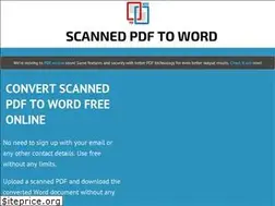 Sites similar to scannedpdftoword.com