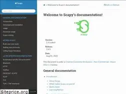 Sites similar to scapy.readthedocs.io
